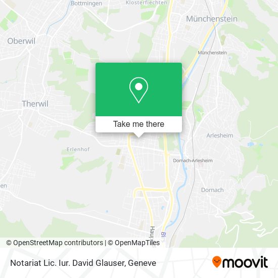 Notariat Lic. Iur. David Glauser map