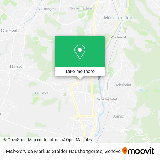 Msh-Service Markus Stalder Haushaltgeräte map