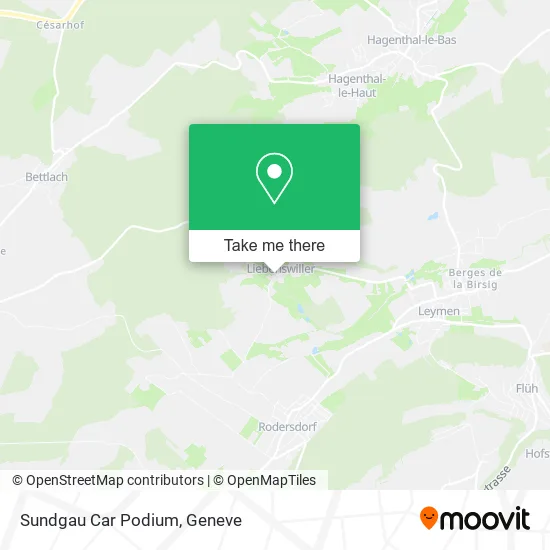 Sundgau Car Podium map