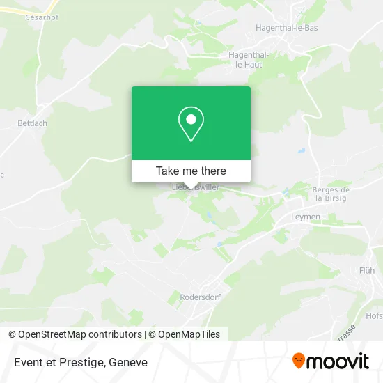 Event et Prestige map