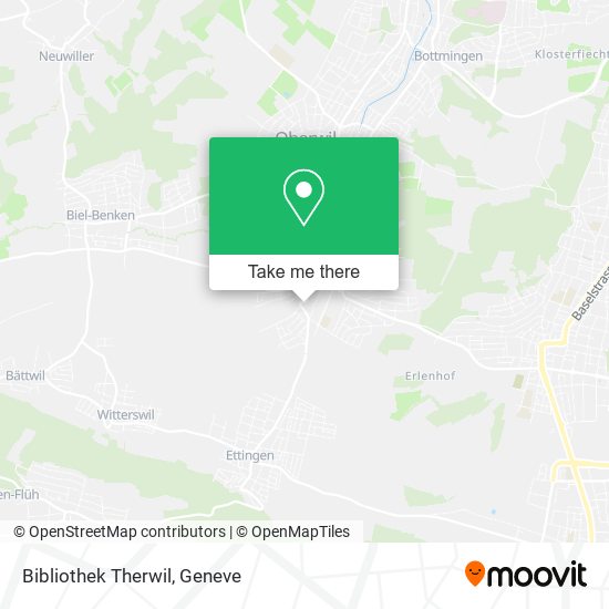 Bibliothek Therwil map