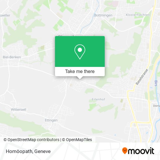 Homöopath map