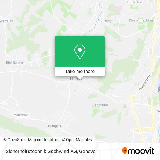 Sicherheitstechnik Gschwind AG map