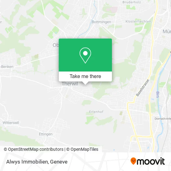 Alwys Immobilien map
