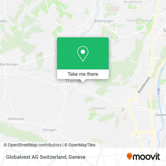 Globalvest AG Switzerland map