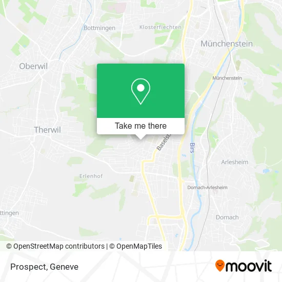 Prospect map
