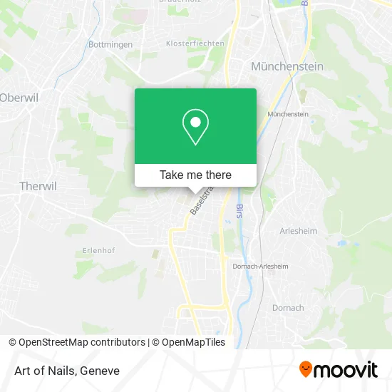 Art of Nails map
