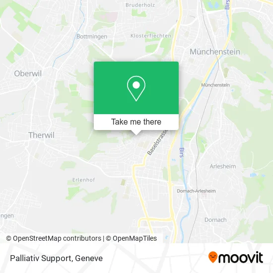 Palliativ Support map