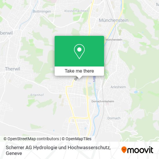 Scherrer AG Hydrologie und Hochwasserschutz plan