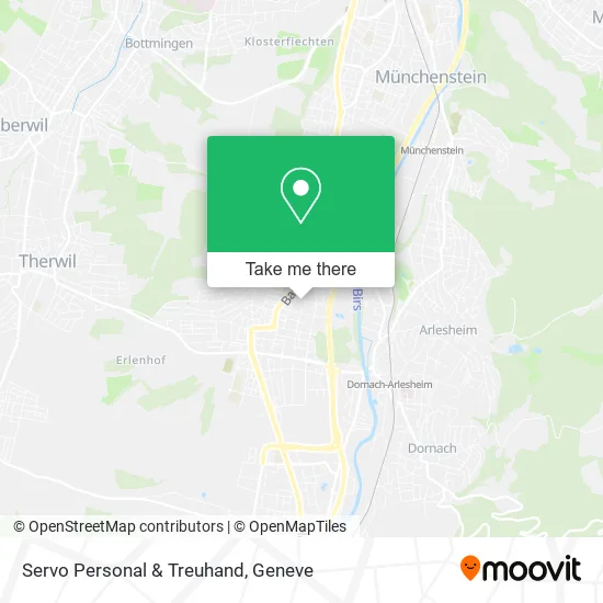 Servo Personal & Treuhand map