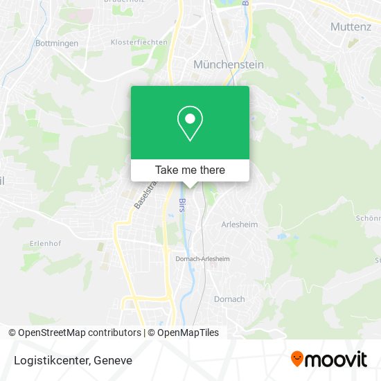 Logistikcenter map