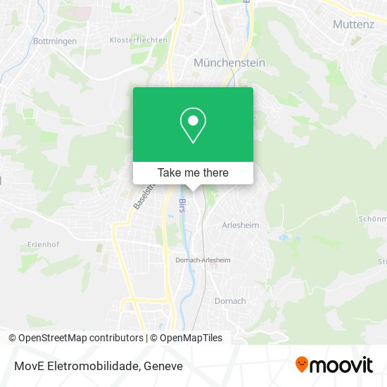 MovE Eletromobilidade map