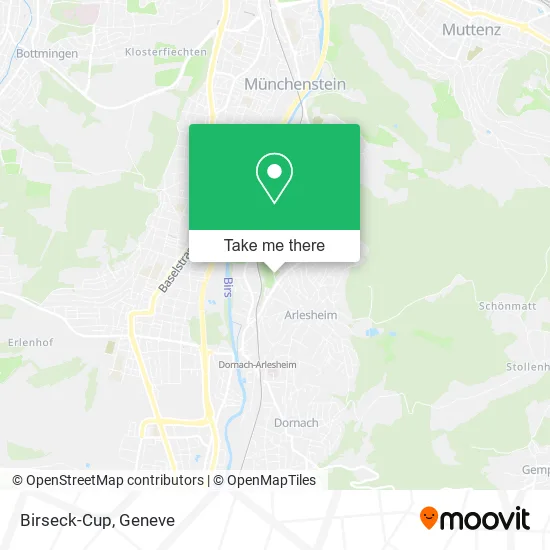 Birseck-Cup map