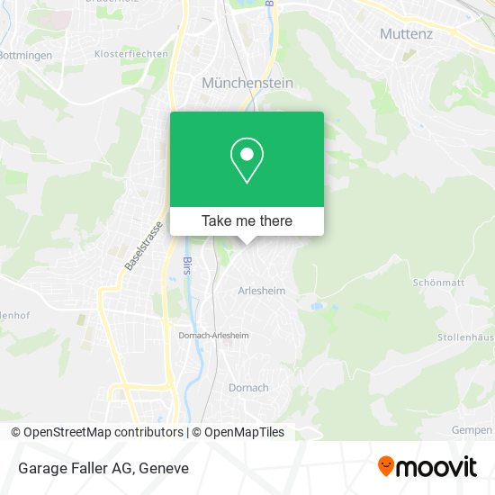 Garage Faller AG map