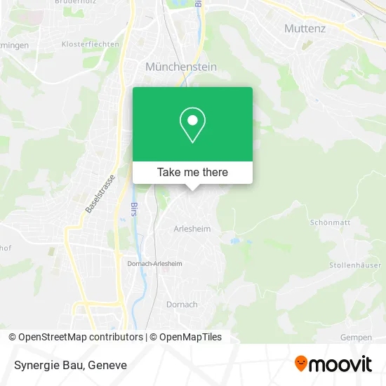 Synergie Bau map