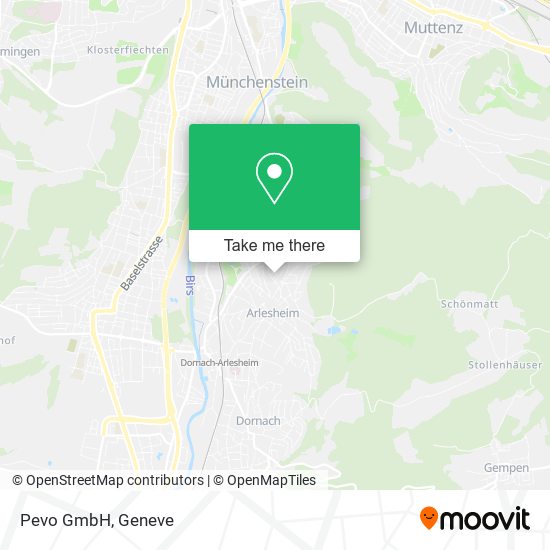 Pevo GmbH map