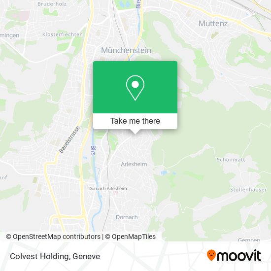 Colvest Holding map