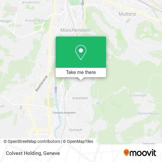 Colvest Holding map