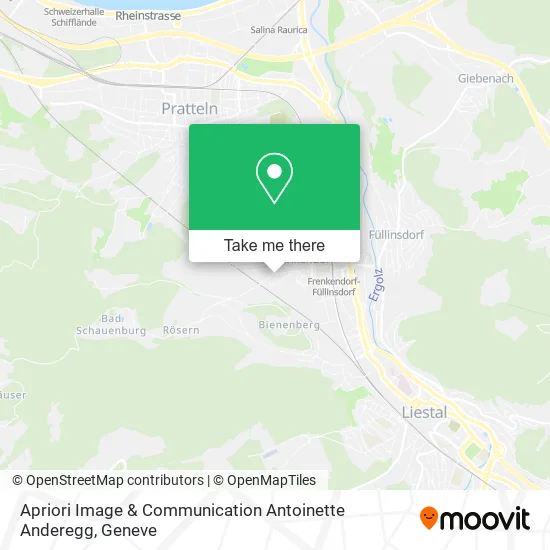 Apriori Image & Communication Antoinette Anderegg map