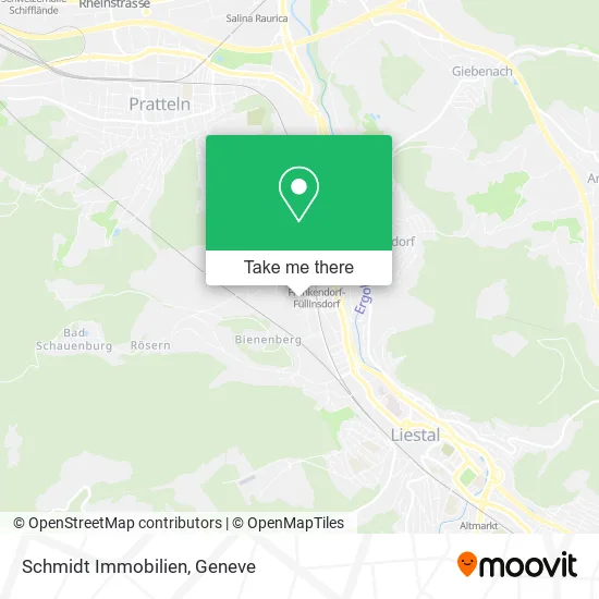 Schmidt Immobilien map