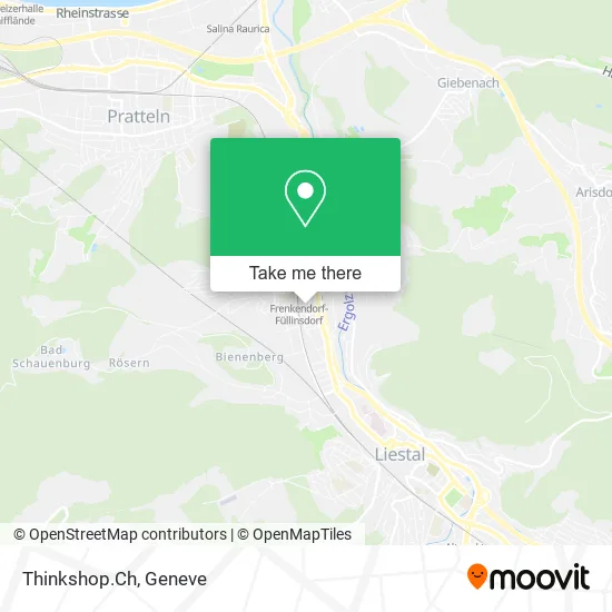 Thinkshop.Ch map