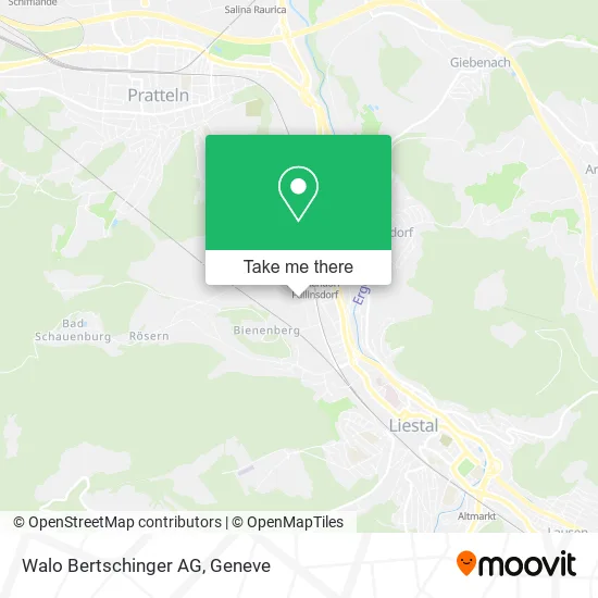 Walo Bertschinger AG map