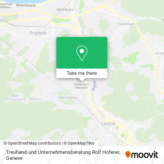 Treuhand-und Unternehmensberatung Rolf Hoferer map