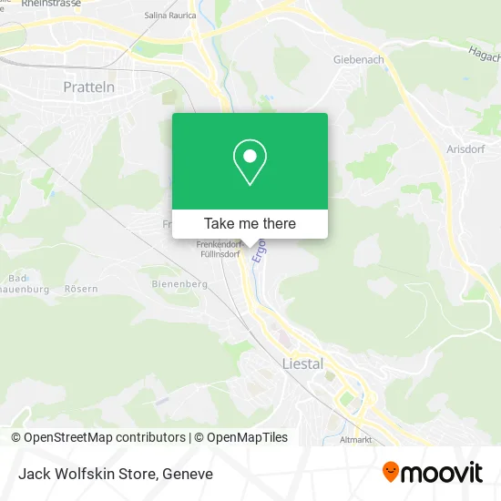 Jack Wolfskin Store map