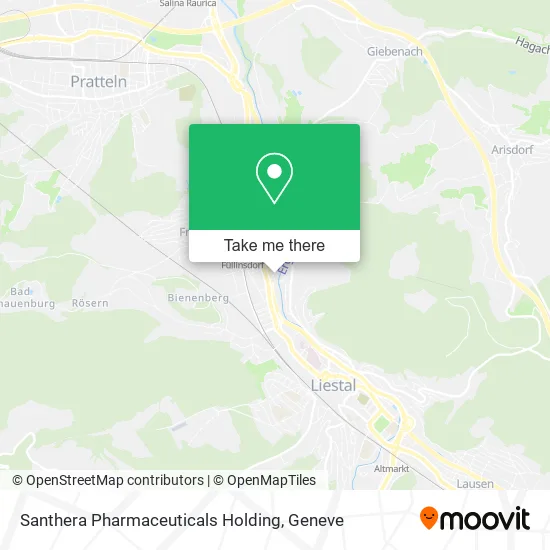 Santhera Pharmaceuticals Holding map