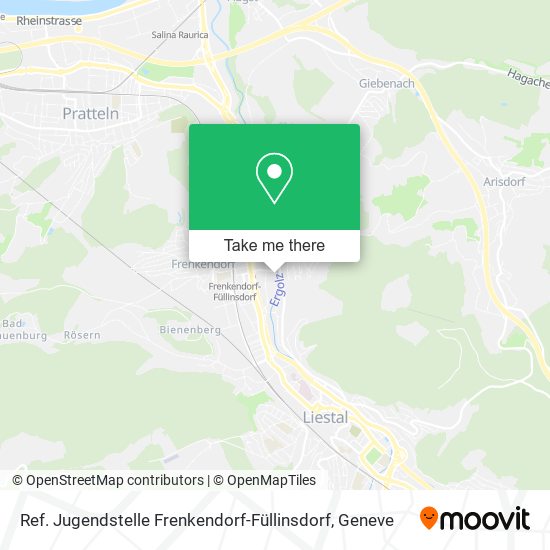 Ref. Jugendstelle Frenkendorf-Füllinsdorf map