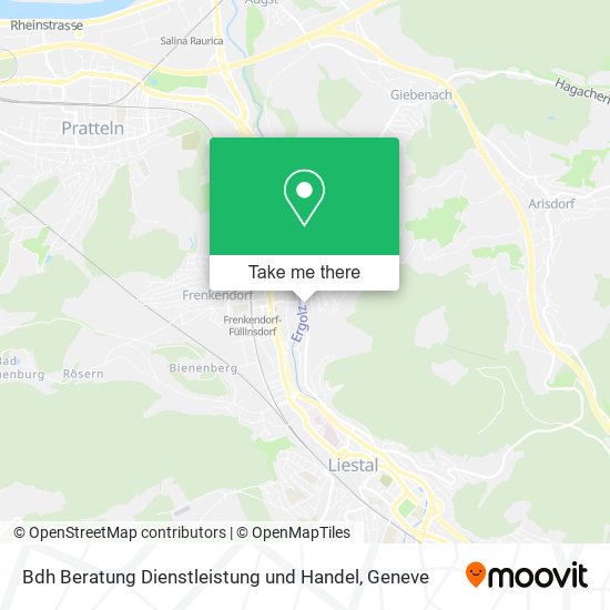 Bdh Beratung Dienstleistung und Handel map