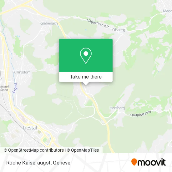 Roche Kaiseraugst map