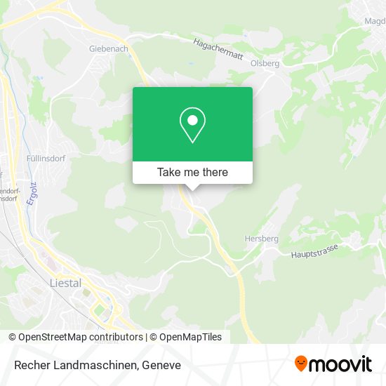Recher Landmaschinen map