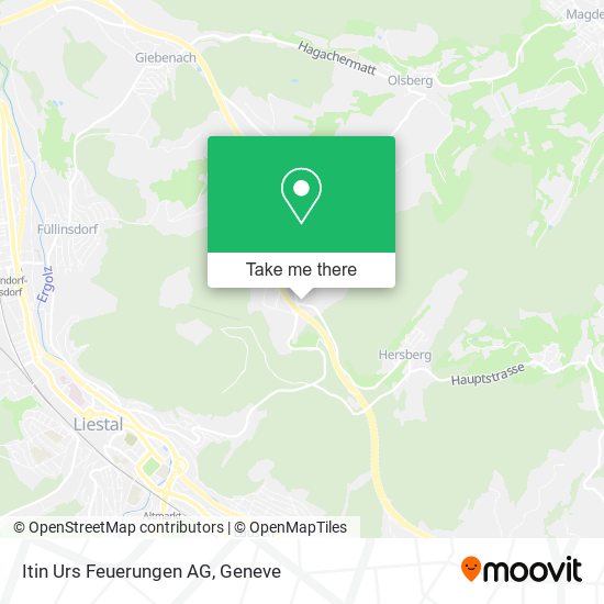 Itin Urs Feuerungen AG map