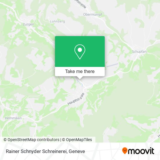 Rainer Schnyder Schreinerei map