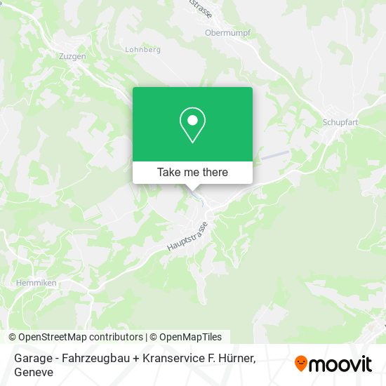 Garage - Fahrzeugbau + Kranservice F. Hürner map