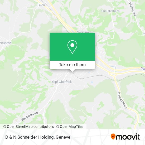 D & N Schneider Holding map