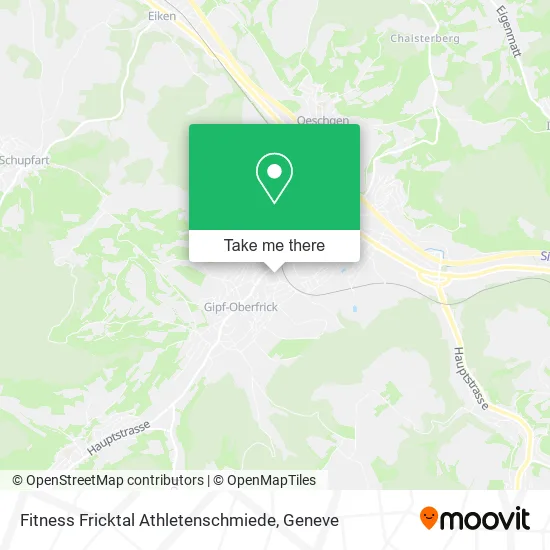 Fitness Fricktal Athletenschmiede map