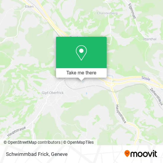 Schwimmbad Frick map