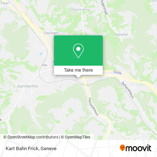Kart Bahn Frick map