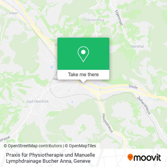 Praxis für Physiotherapie und Manuelle Lymphdrainage Bucher Anna plan