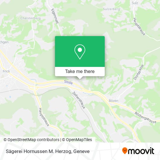 Sägerei Hornussen M. Herzog map