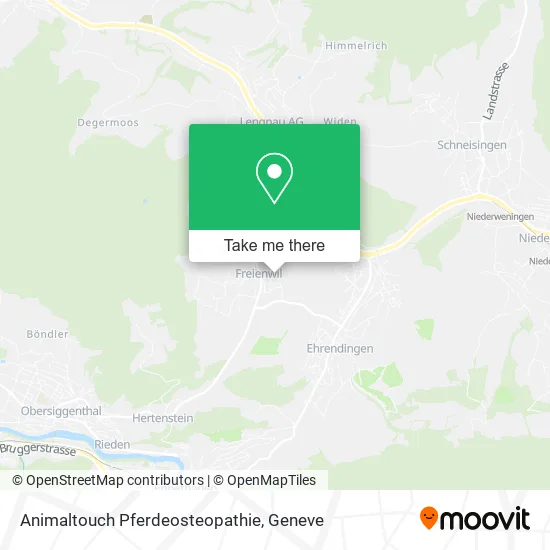 Animaltouch Pferdeosteopathie map