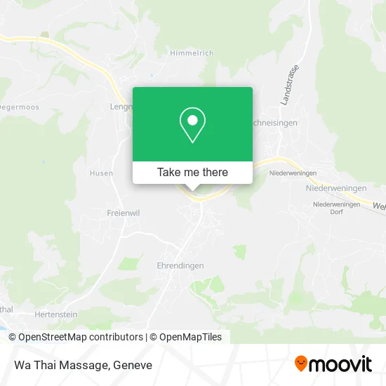 Wa Thai Massage map
