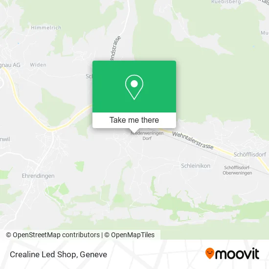Crealine Led Shop map