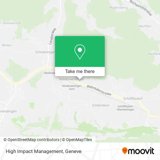 High Impact Management map