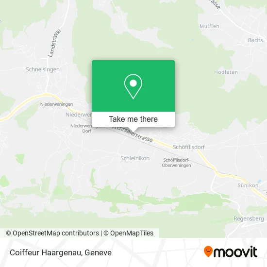Coiffeur Haargenau map