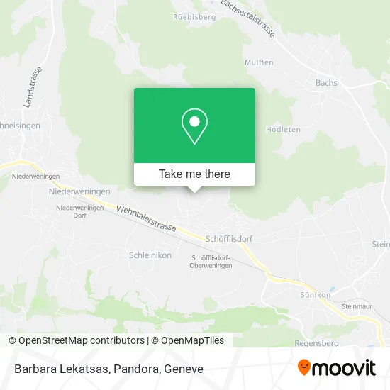 Barbara Lekatsas, Pandora map