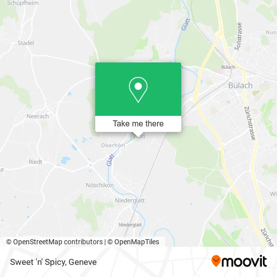 Sweet 'n' Spicy map