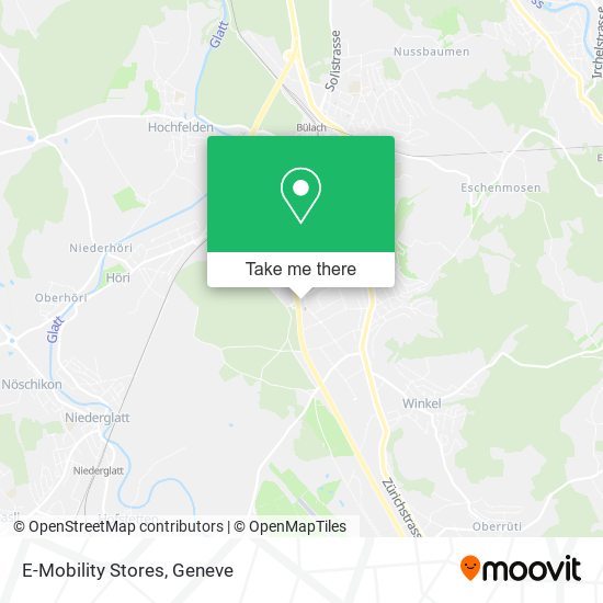 E-Mobility Stores map